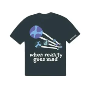 When Reality Goes Broken Planet Market Mad T-shirt Navy